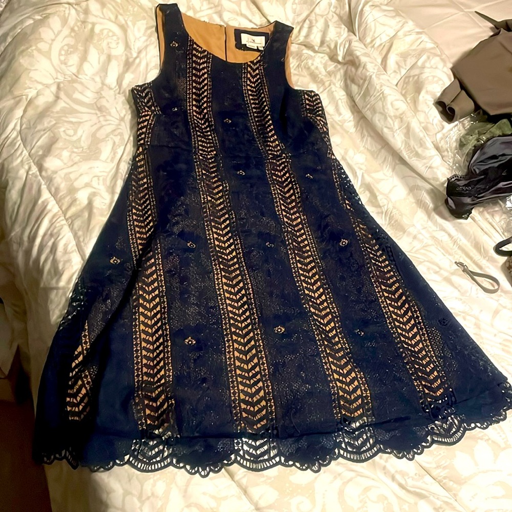 Anthropologie Lace Midi Dress - Picture 2 of 8